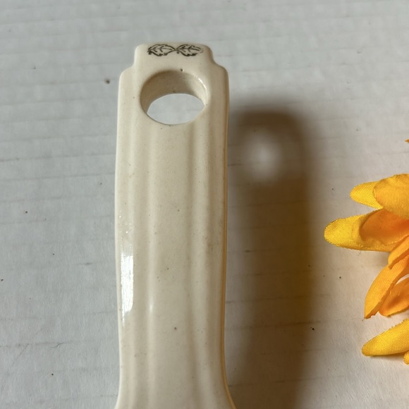 Vintage Ceramic China Cake Server Wheat - Picture 2 of 3